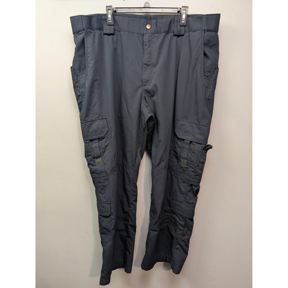 5.11 Tactical Pants Mens 44x30 Black‎ Cargo Ripstop Work Utility Hiking